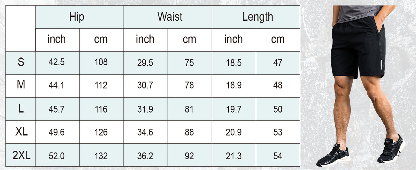 Men's Ice Silk Gym Shorts