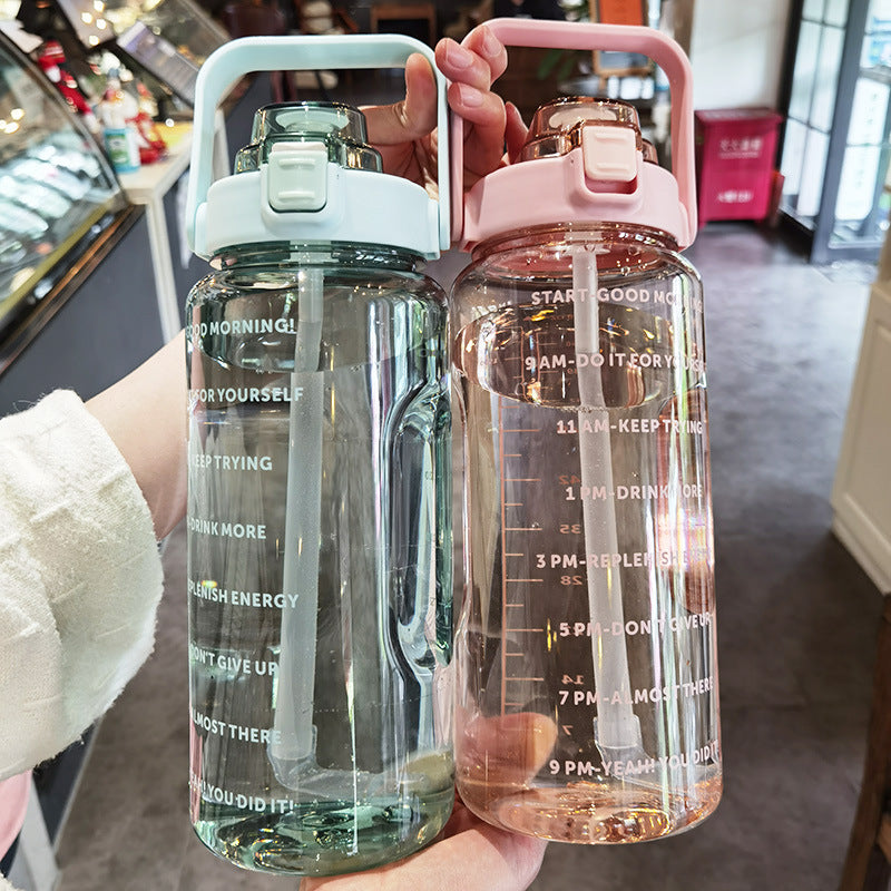 Motivational Water Bottle 2L
