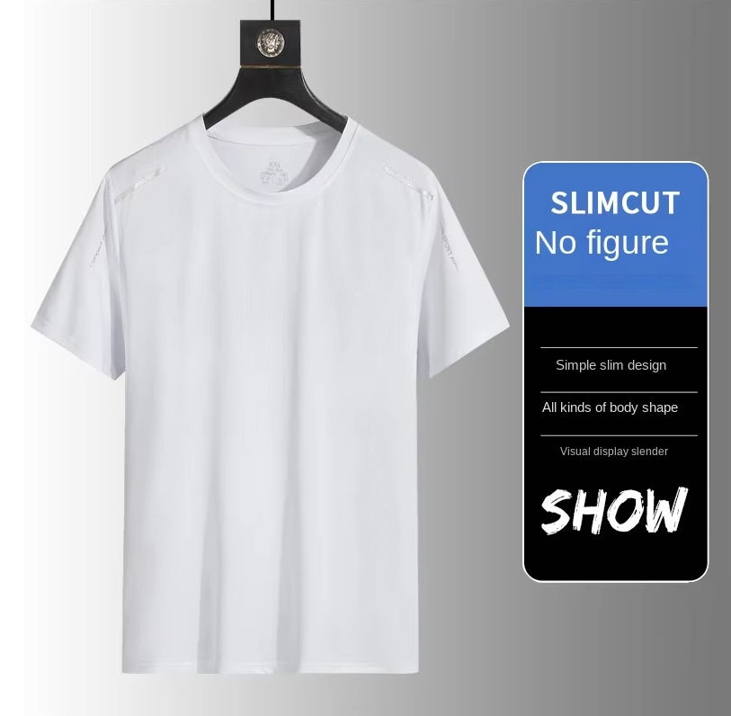 Men's Ice Silk Gym T- Shirt