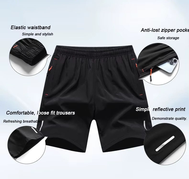 Men's Ice Silk Gym Shorts