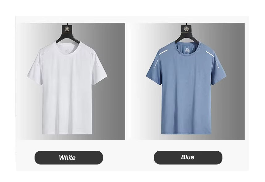 Men's Ice Silk Gym T- Shirt