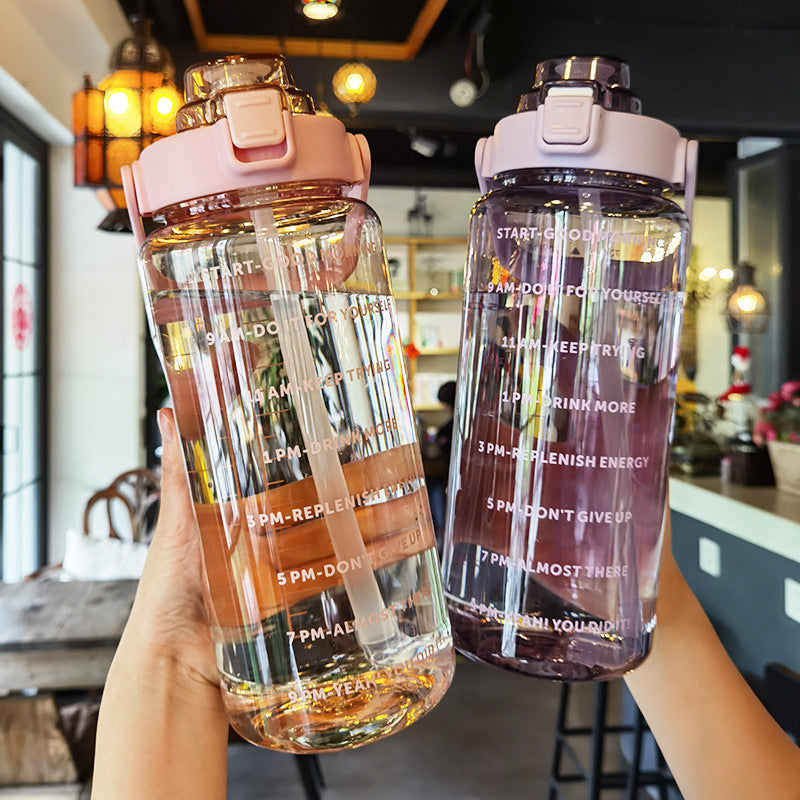 Motivational Water Bottle 2L
