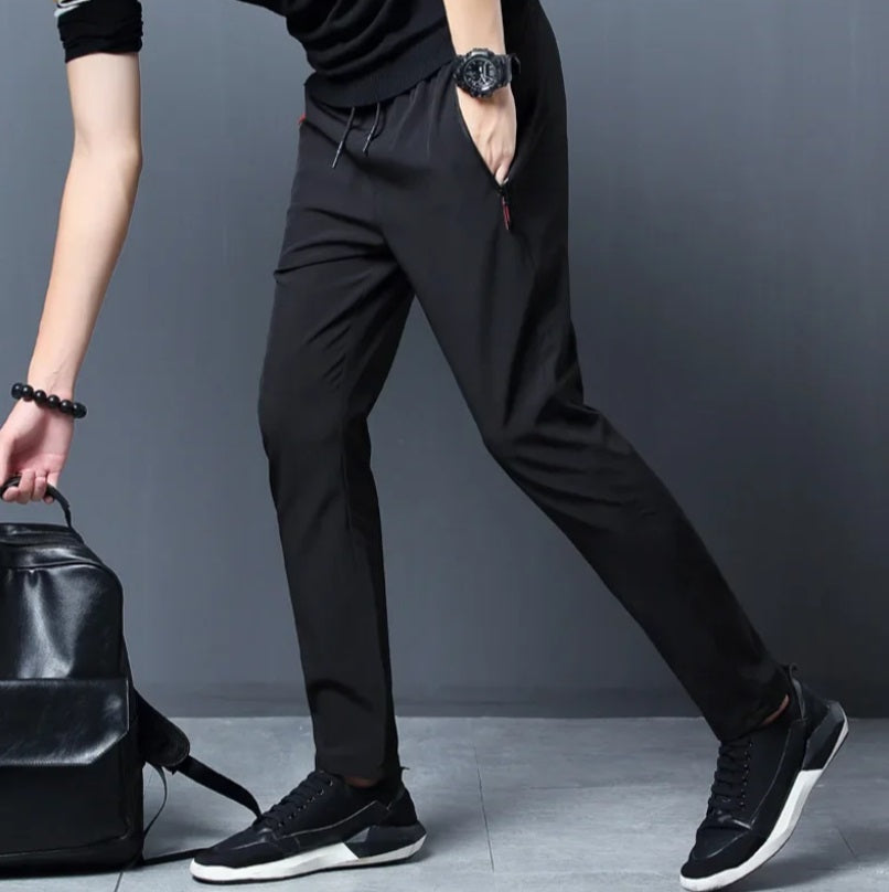 Men's Casual Pants Straight Slim Fit
