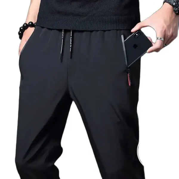 Men's Casual Pants Straight Slim Fit
