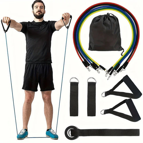 11-Piece Portable Resistance Band Set