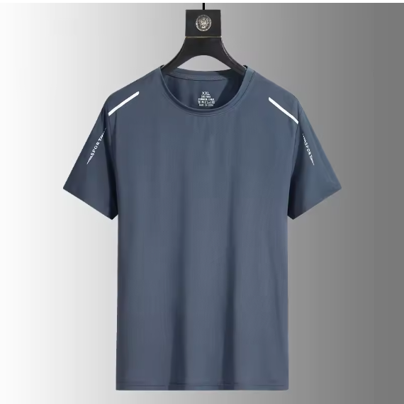 Men's Ice Silk Gym T- Shirt