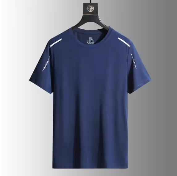 Men's Ice Silk Gym T- Shirt