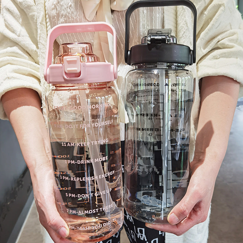 Motivational Water Bottle 2L