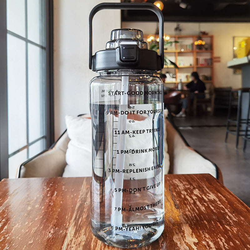 Motivational Water Bottle 2L