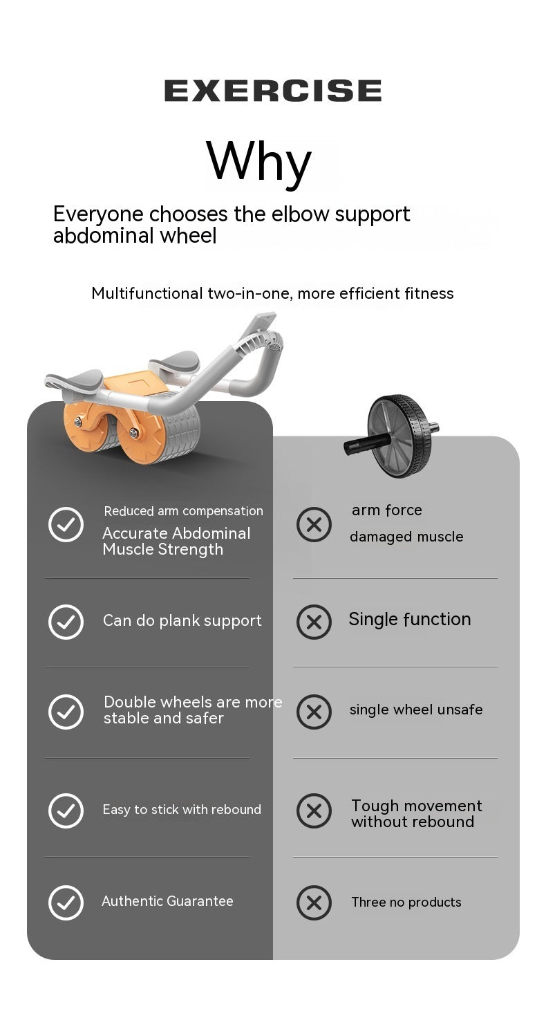 Elbow Support Rebound Abdominal Wheel