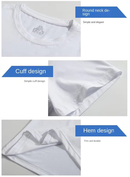 Men's Ice Silk Gym T- Shirt