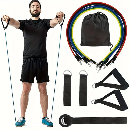 11-Piece Portable Resistance Band Set