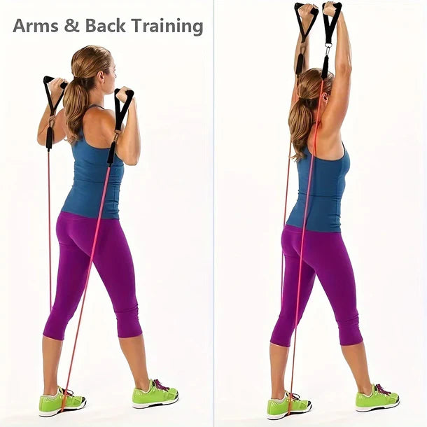 11-Piece Portable Resistance Band Set