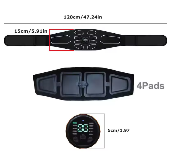 EMS Abdominal Trainer Belt