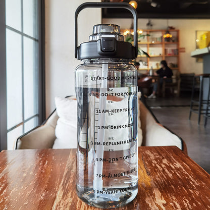 Motivational Water Bottle 2L